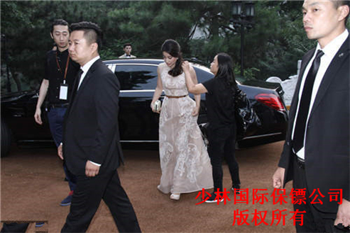 Shaolin international bodyguard company bodyguard protection Guo Jingjing